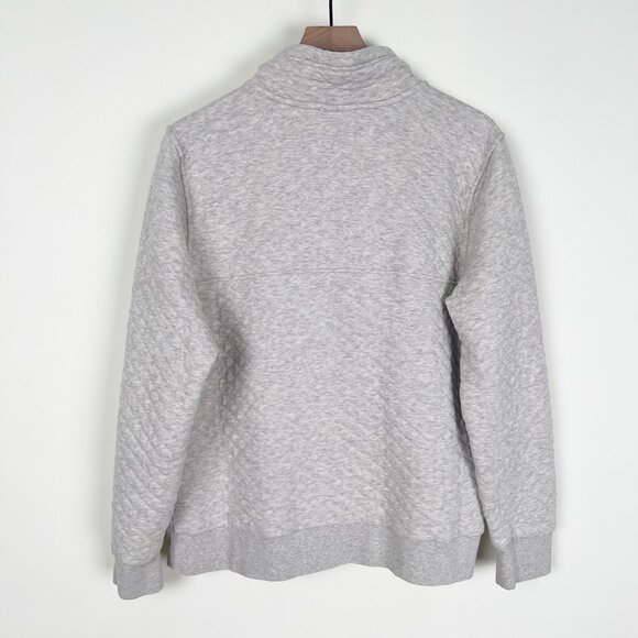 Patagonia Organic Cotton Quilted Snap-T Pullover Sweatshirt Fleece Cozy T-Snap - Picture 8 of 9